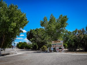 Kiva RV Park Entrance - Bosque NM