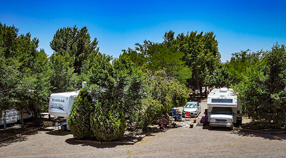 Room for Slide-Outs at Kiva RV Park Bosque NM